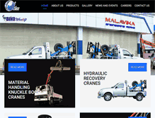 Tablet Screenshot of dinohydraulics.com